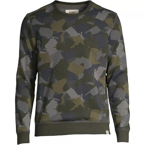 NWT Blake Shelton X Lands End Men Serious SweatsHIRT Camo Size M $80 FLH64 - Picture 5 of 5